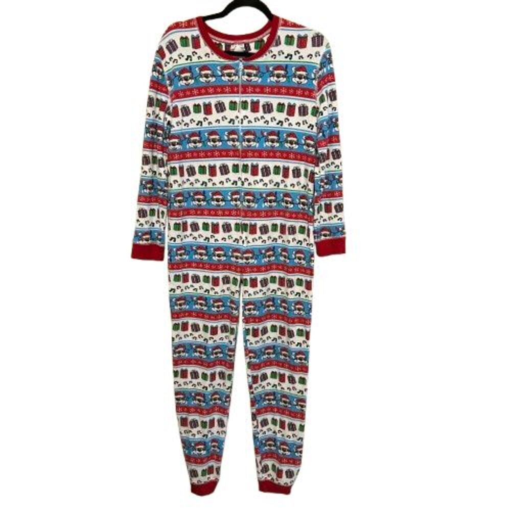 Buc-ees One Piece Adult Large Christmas Thermal Pajamas Long Johns  Loungewear